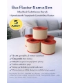Bez Flaster 5 cm x 5 m Medikal Sabitleme Bandı Hipoalerjenik Yapışkanlı Cerrahi Bez Flaster 5 ADET