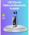 Bluetooth 5.2 Klipsli Kablosuz Kulaklık – Dijital Ekran & Titreşimli Uyarı