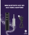 Bluetooth AUX Adaptör | 3.5mm Ses Girişi İçin Kablosuz Dönüştürücü, 10m Menzil