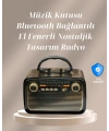 Bluetooth Bağlantılı Taşınabilir Hoparlör – FM/AM Radyo Özellikli, Şarj Edilebilir Batarya, 1 kg