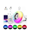 Bluetooth Hoparlör Akıllı Rgb Led Işık Renk Değiştirme Ses Bombası Ampül Görünümlü