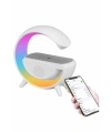 Bluetooth Hoparlör G Şekli Atmosfer Akıllı Rgb Lamba Wireless Kablosuz Şarj