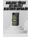 Bluetooth Hoparlör Yüksek Ses Kaliteli Büyük Boy Çift Çıkışlı Ses Bombası