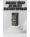 Bluetooth Hoparlör Yüksek Ses Kaliteli Büyük Boy Çift Çıkışlı Ses Bombası