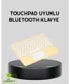 Bluetooth Kablosuz Klavye – İnce Slim Model, Tablet ve Akıllı TV Uyumlu, Sessiz Tuşlu Taşınabilir Klavye