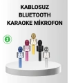 Bluetooth Karaoke Mikrofon – Yüksek Ses Kalitesi, Yankı Efektli, Uzun Ömürlü Pil