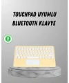 Bluetooth Klavye – Kablosuz, Sessiz Tuşlu, Android iOS Windows Uyumlu, Kompakt Taşınabilir Tasarım