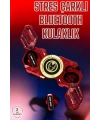 Bluetooth Kulaklık Stres Çarklı Döndürülebilir Uzun Şarj Süreli  Kulaklığı