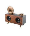 Bluetooth Nostalji Speaker Radyo Gramofon Ahşap Renk Vintage