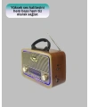 Bluetooth Özellikli Nostalji Radyo 3 Bant FM AM SW