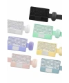 Bluetooth Touchpad Klavye Ultra İnce Taşınabilir Q Klavye
