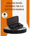 Bluetooth V5.0 Parmak Dokunmatik Kontrol Kablosuz Kulaklık Şarj Kutulu Model