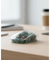 Bluetooth ve 2.4G USB Destekli Pilli Kablosuz Şeffaf Mouse
