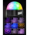 Bluetooth ve Uzaktan Kumandalı Çok Renkli Masaüstü Disko Topu