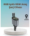 BMW, Mercedes, Audi, Volkswagen Araçlar için 4’ü 1 Arada Hızlı Şarj Cihazı