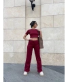 Bol paça pantolonlu alt üst takım