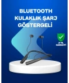 Boyun Askılı Kablosuz Bluetooth Kulaklık – Aktif Gürültü Önleme, LCD Ekranlı