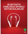 Boyun Askılı Kablosuz Kulaklık – Uzun Süreli Batarya Performansı