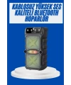 Büyük Boy Bluetooth Hoparlör Çoklu Bağlantı Çift Çıkışlı Taşınabilir Kesintisiz