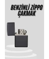 Çakmak Parlak Siyah Doldurulabilir Hedyelik Eşya