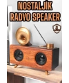 Çalar Radyo Müzik Kutusu Nostaljik Hoparlör Speaker