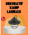 Çam Kozalağı Şekilli Retro Kamp Gece Lambası