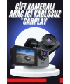 CarPlay Fotoğraf ve Video Kaydedici Araç İçi Kamera Ekranlı