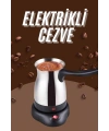 Çelik Kahve Makinesi Cezve 800 Watt Paslanmaz Çelik Türk Kahvesi Makinesi