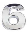 Cemax Krom Yapışkanlı 6 Rakamı 5 cm