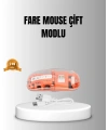 Çift Modlu Kablosuz Bluetooth 5.0 + 2.4GHz Mouse – 3 Cihaz Bağlantılı, Hızlı Geçiş Düğmeli