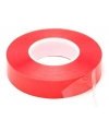 Çift Taraflı Akrilik Silikonize Bant 18 mm x 2 metre Kırmızı VHB