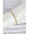 CM 14K Gold Renk Sarmal Zincir Model Kadın Bileklik