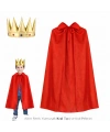 Çocuk Kral Kostüm Seti (Taç + Pelerin)