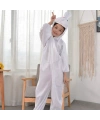 Çocuk Tavşan Kostümü Beyaz Renk 6-7 Yaş 120 cm