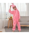 Çocuk Tavşan Kostümü Pembe Renk 2-3 Yaş 80 cm