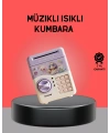 Çocuklar İçin Elektronik Şifreli Para Biriktirme Kumbarası Mor