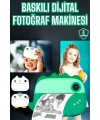 Çocuklar İçin Özel Fotoğraf Makinesi Printer Kamera Taşınabilir HD
