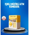 Çocuklar İçin Sarı Elektronik Şifreli Para Biriktirme Kumbarası