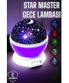 Çocuklara Özel Yıldızlı Gece Lambası