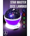 Çocuklara Özel Yıldızlı Gece Lambası