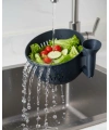 Çok Amaçlı Sebze Yıkayıcı Ergonomik Tasarım Süzgeçli Mutfak Kabı