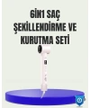 Çok Fonksiyonlu 6 Başlıklı Saç Kurutma ve Şekillendirme Seti