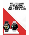 Çok Fonksiyonlu Akıllı Saat Bluetooth Bağlantılı Çağrı Cevaplayabilen Uzun Pil Ömrü