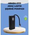 Çok Fonksiyonlu Dijital Gösterge Elektrikli Lastik Pompası