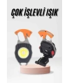 Çok İşlevli Acil Durum Işığı USB Şarjlı Cep Feneri 7 Farklı Mod