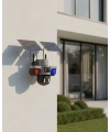 Çoklu Lensli 9MP Solar Güvenlik Kamerası 4G SIM Kart Destekli