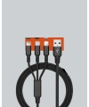 Çoklu USB Şarj Kablosu – 1,2m Hızlı Şarj, 3A Güçlü Akım