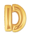 D Harf Folyo Balon Altın Renk  40 inç