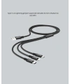 Dayanıklı Metal Başlıklı 3’ü 1 Arada Şarj Kablosu – Tüm Cihazlarla Uyumlu