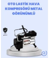 DC 12V Metal Hava Kompresörü Araç Lastik Şişirme 35L/Dk